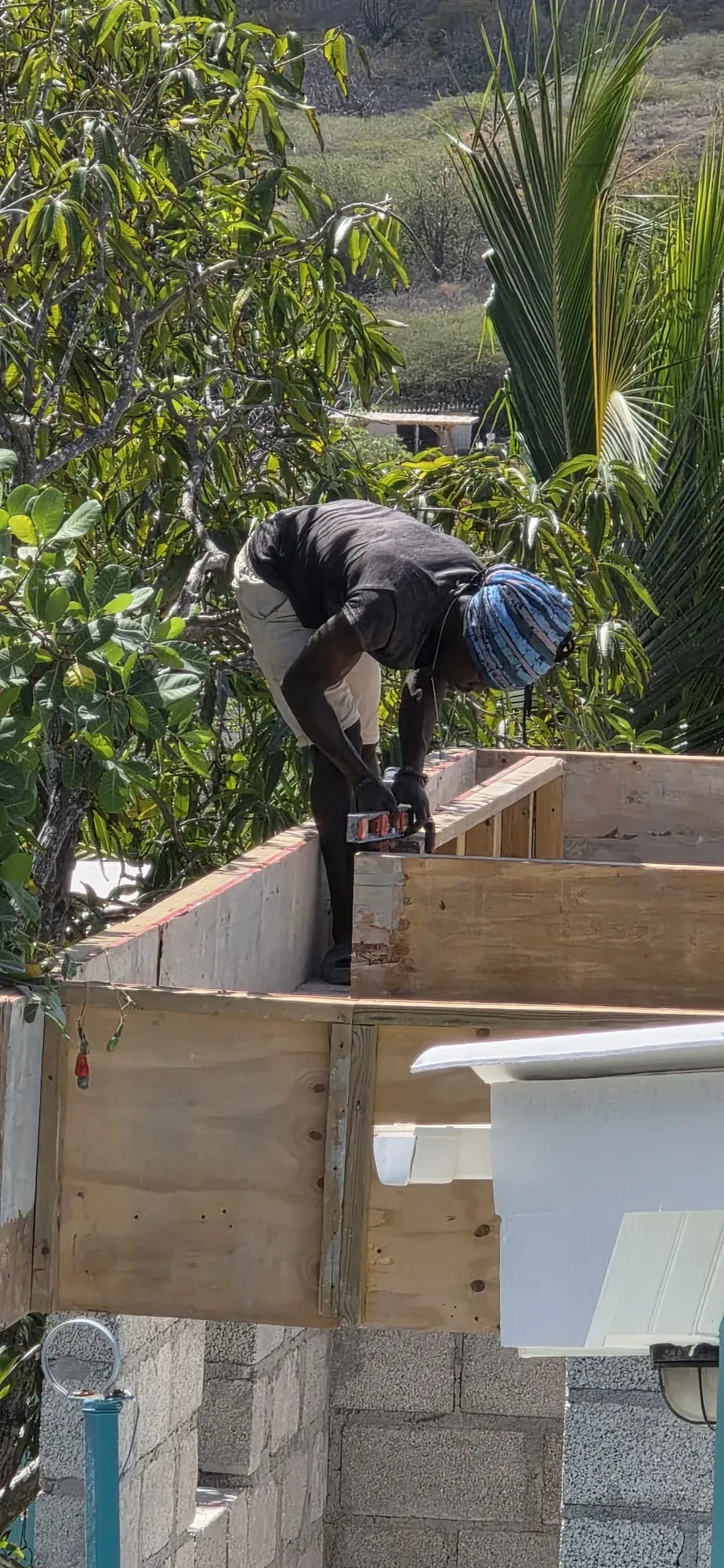 Construction and renovation work by Shaka Solutions on Curaçao