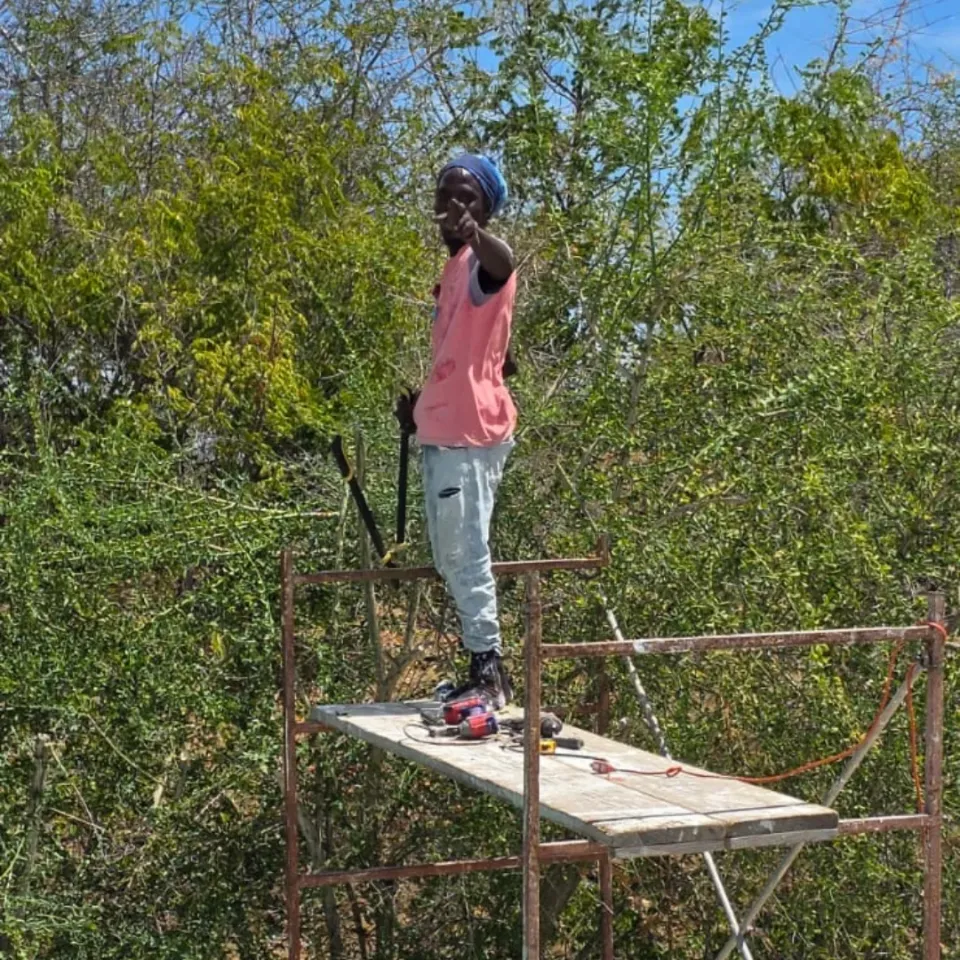 Garden maintenance and outdoor clean-up by Shaka Solutions on Curaçao